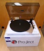 Pro-Ject Essential II Digital DC Turntable, white (on display) – RRP £249
