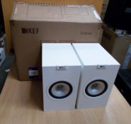 Pair of Kef Q150 White Speakers (on display) – RRP £399
