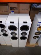 Pair of Kef R Series R700 White Speakers (on display) – RRP £1,199