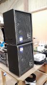 2 x Carlsbro speakers