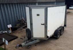 Ifor Williams twin axle box trailer Type – BV105G SCK60000050450824