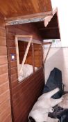 Christmas market style shed, approx. 90inch x 60in