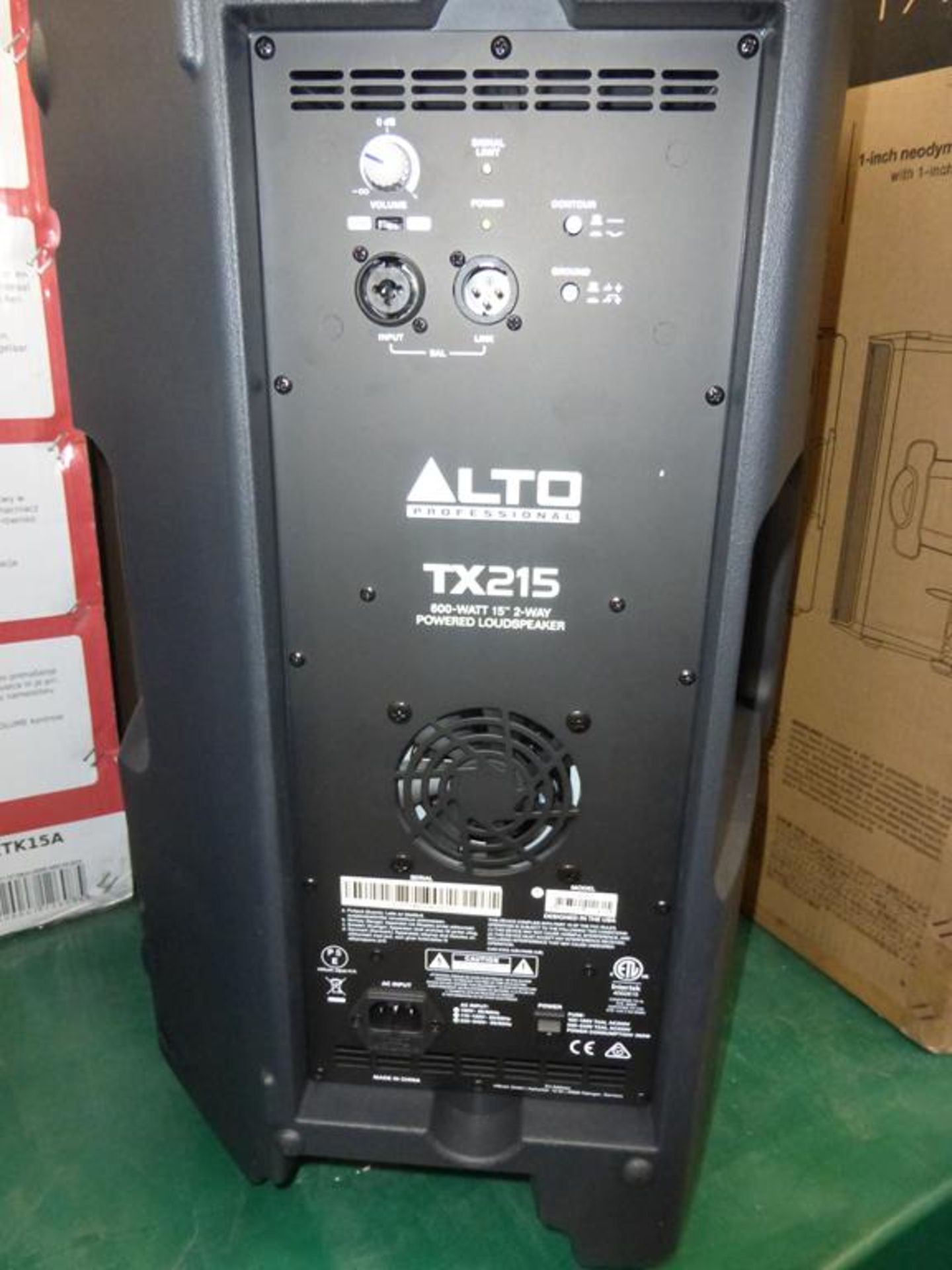 * 2 x Alto Professional TX215 600W 15'' 2-way powered Loudspeaker, s/n (21) UT181118103121 (RRP £171 - Image 2 of 3