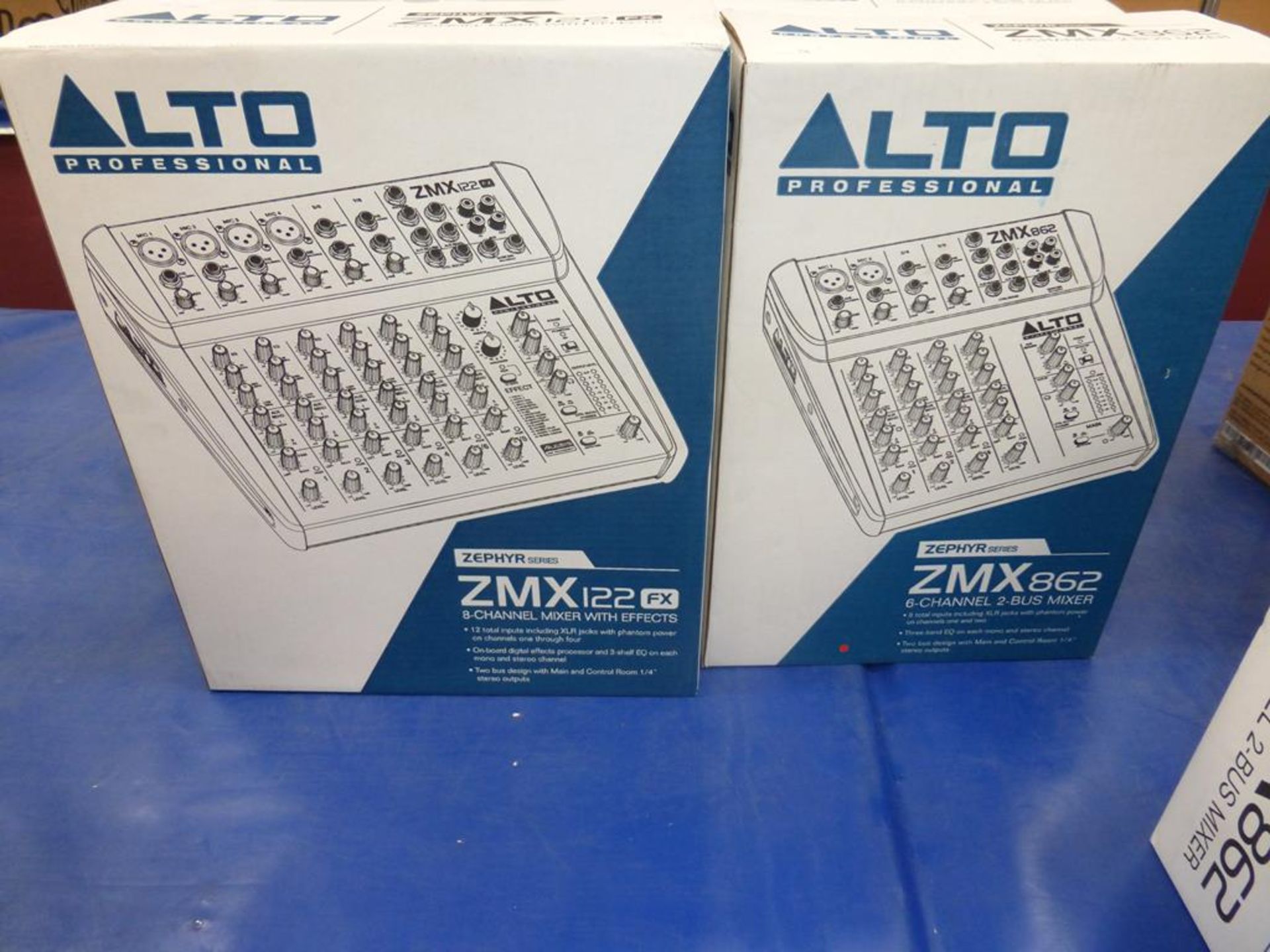 * Alto ZMX122FX 9-Channel Mixer (RRP £106) together with an Alto ZMX86Z 6-Channel Mixer (RRP £65)