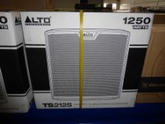 * Alto Professional TS212S 1250W 12'' powered Subwoofer Speaker, RRP £249