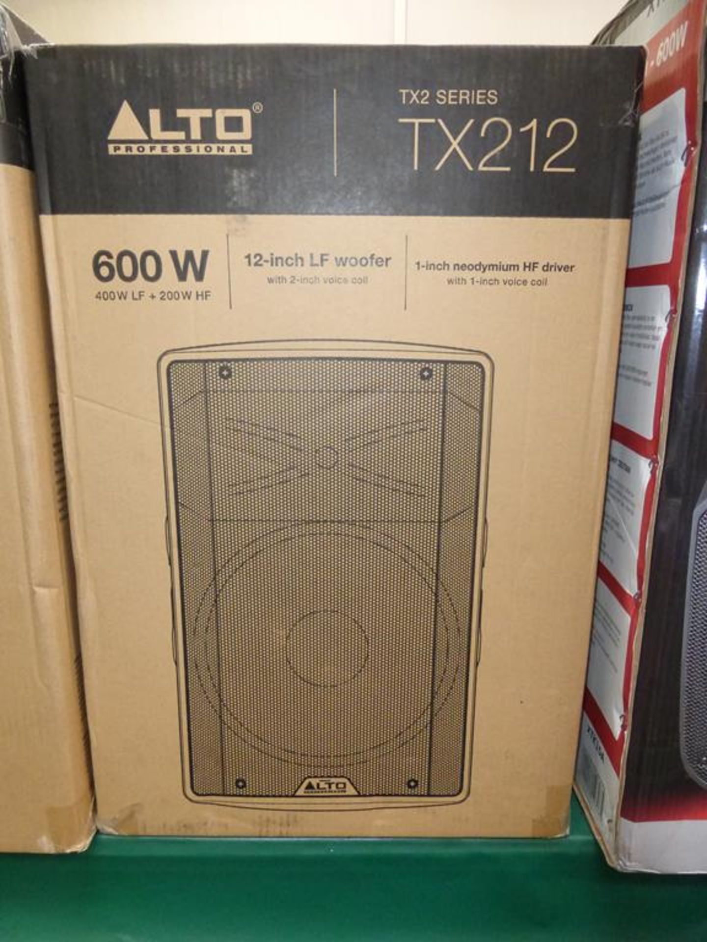 * Alto Professional TX2 Series TX212 600W 12'' LF Woofer with 2'' voice coil, RRP £159