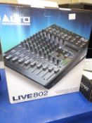 * An Alto Live 802 Professional 8-channel/2 Bus Mixer (RRP £169)