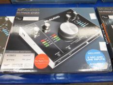 * An M-Audio M-Track 2 X 2m Audio/Midi Interface with software (RRP £99)