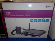 * A qty UN5 UHF Wireless Microphone System (RRP £55)