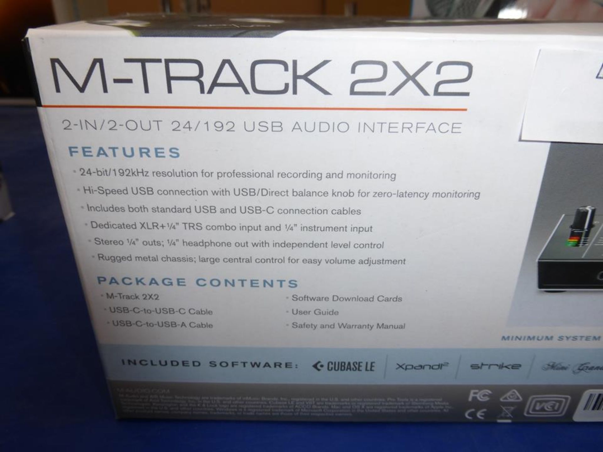 * M-Audio M-Track 2 X 2 Audio Interface (RRP £79) - Image 2 of 2