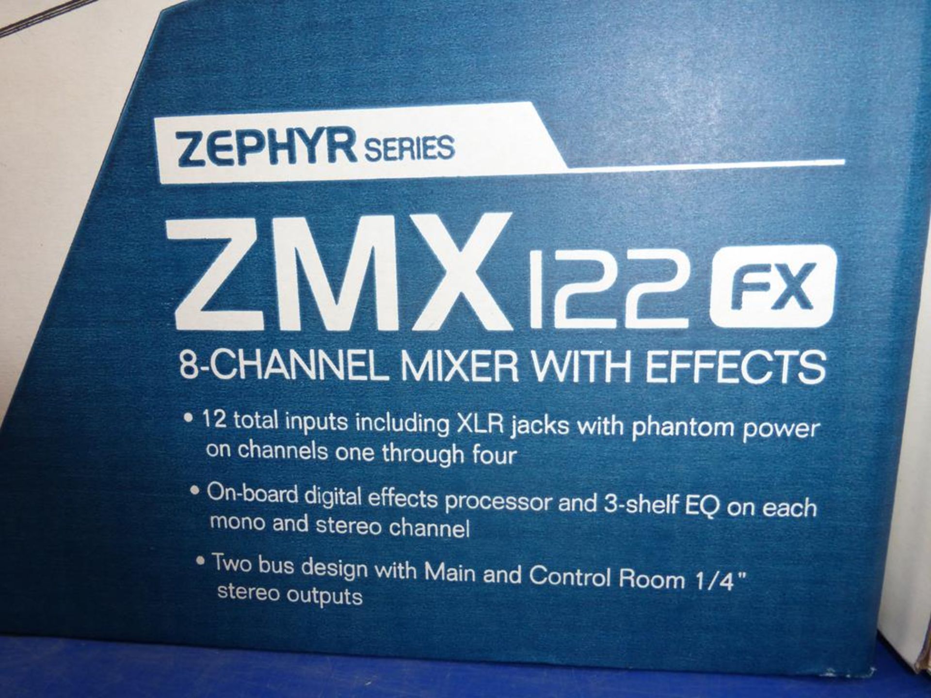 * Alto ZMX122FX 9-Channel Mixer (RRP £106) together with an Alto ZMX862 6-Channel Mixer (RRP £65) - Image 3 of 3