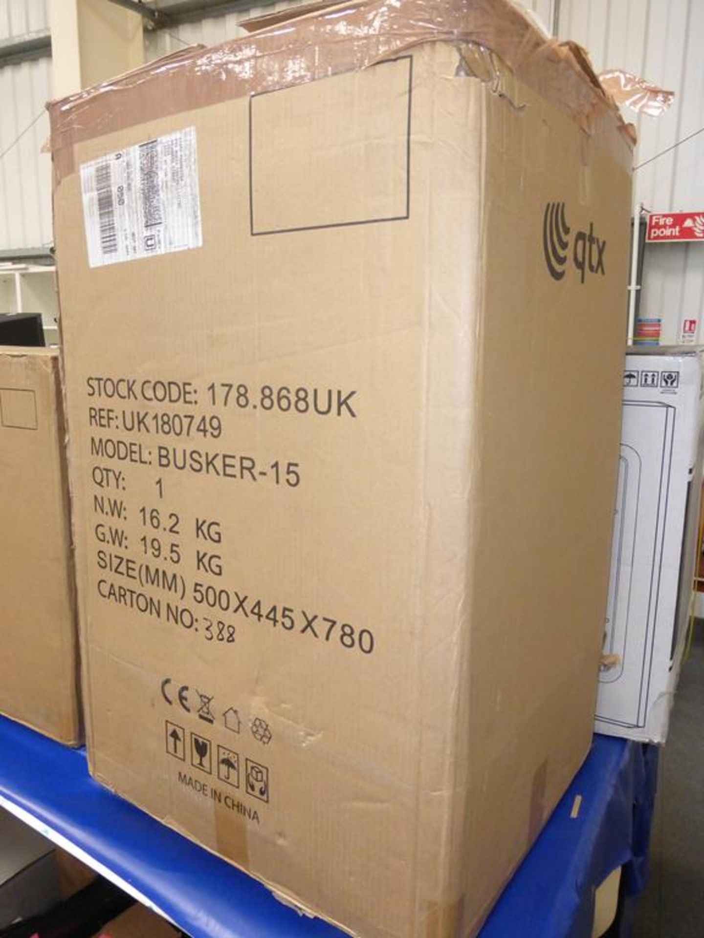 * QTX Busker 15'' Portable PA System, RRP £157