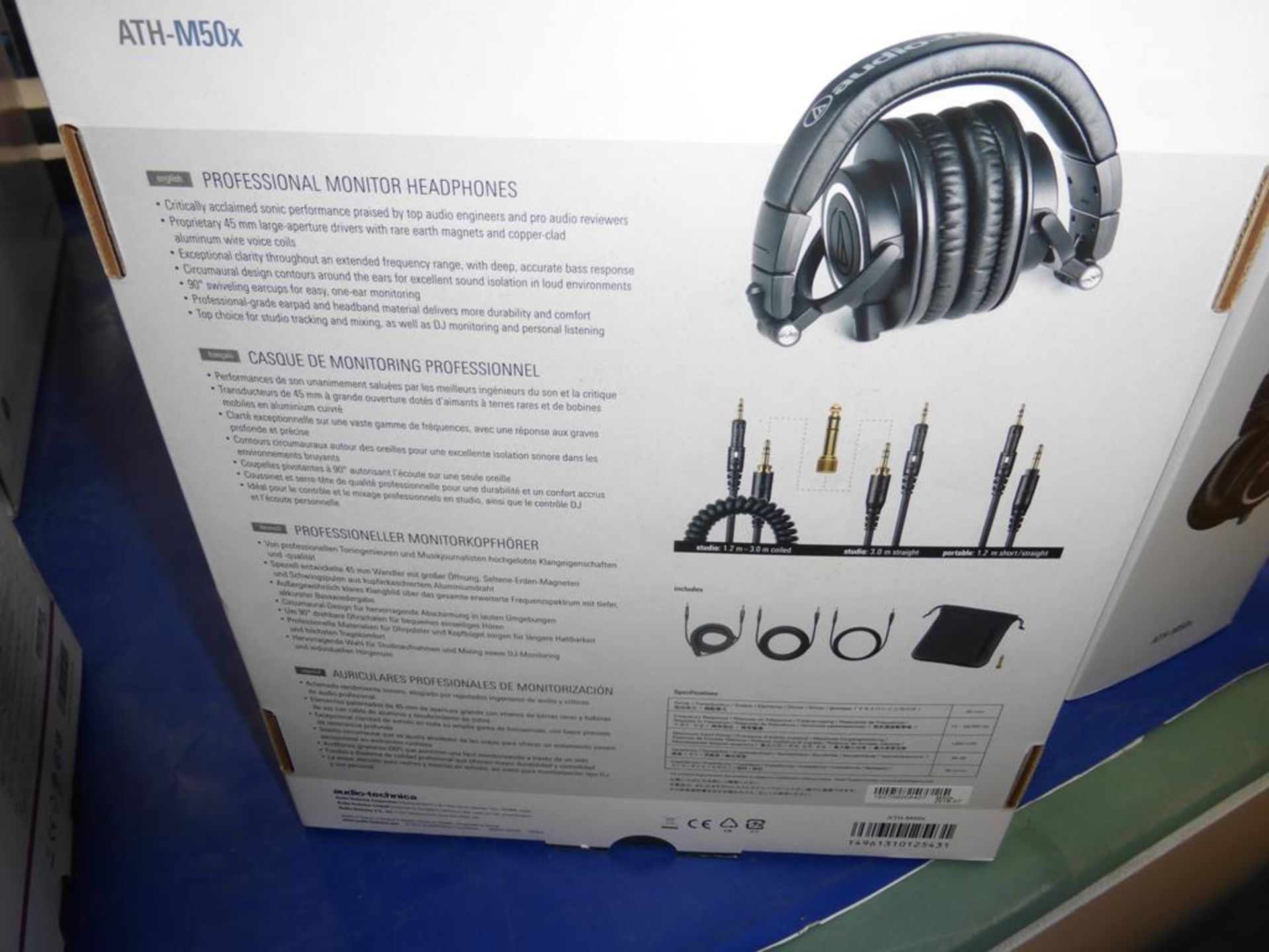 *Audio-Technica ATH-M50X Professional Headphones (RRP £100) - Image 2 of 2