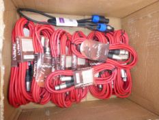 * A Box to contain qty of Proel Live Wire Connectors and a qty of 1.5m SPK Plug to SPK Plug Speaker