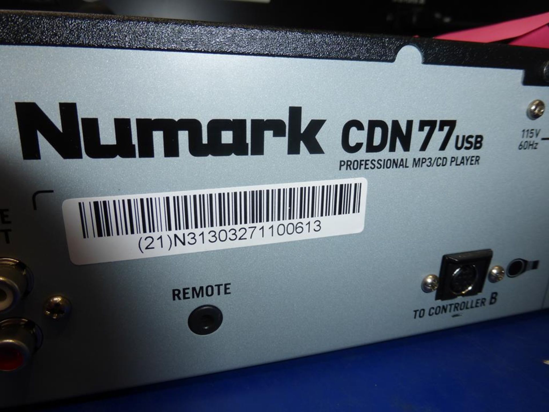 * A Numark CDN 77 USB, Dual USB + MP3 CD Player (RRP £325.14) - Image 3 of 4