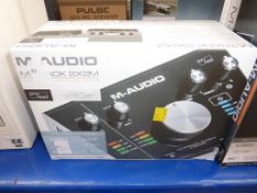 * An M-Audio M-Track 2 X 2m Audio/Midi Interface with software (RRP £99)