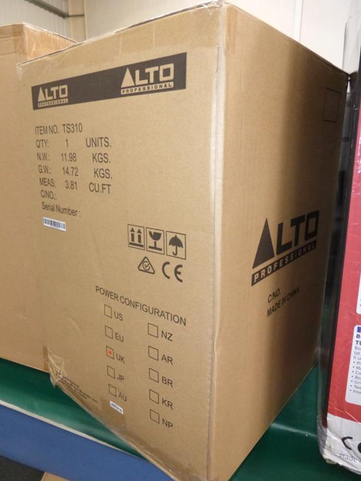 * Alto Professional TS310 2000W 10'' Speaker, RRP £216