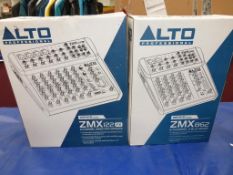 * Alto ZMX122FX 9-Channel Mixer (RRP £106) together with an Alto ZMX862 6-Channel Mixer (RRP £65)