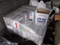 Quantity of boxed Pre-pac paraffin, to pallet