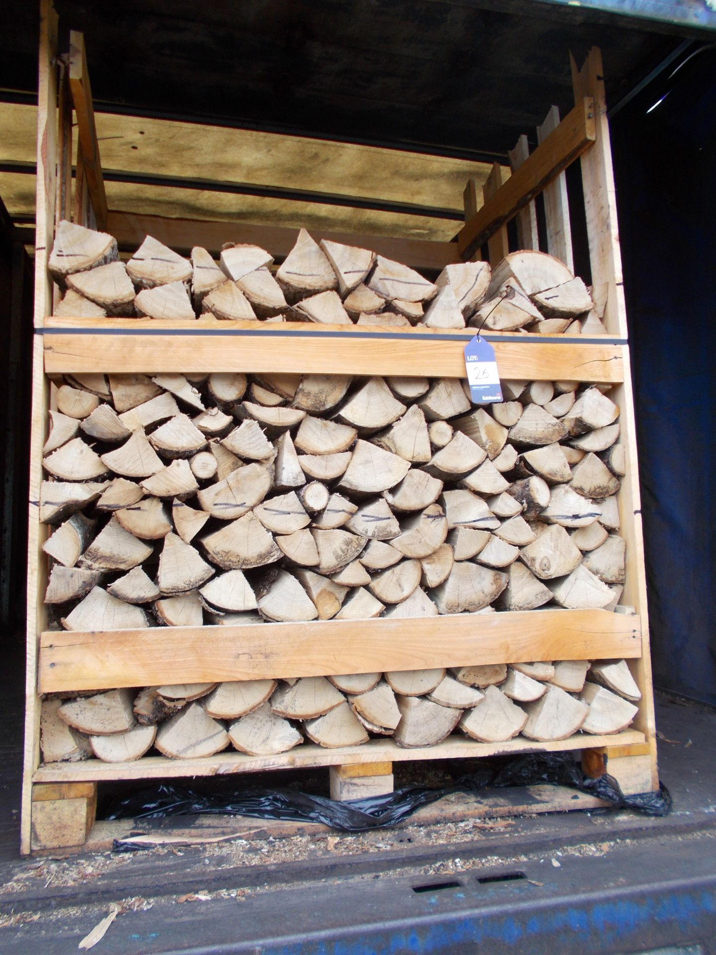 Assortment of Kiln wood, to pallet