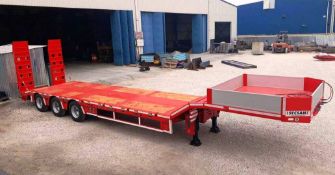 Secsan ANT SCS L3 Tri-Axle Twin Ramp Low Loader, c