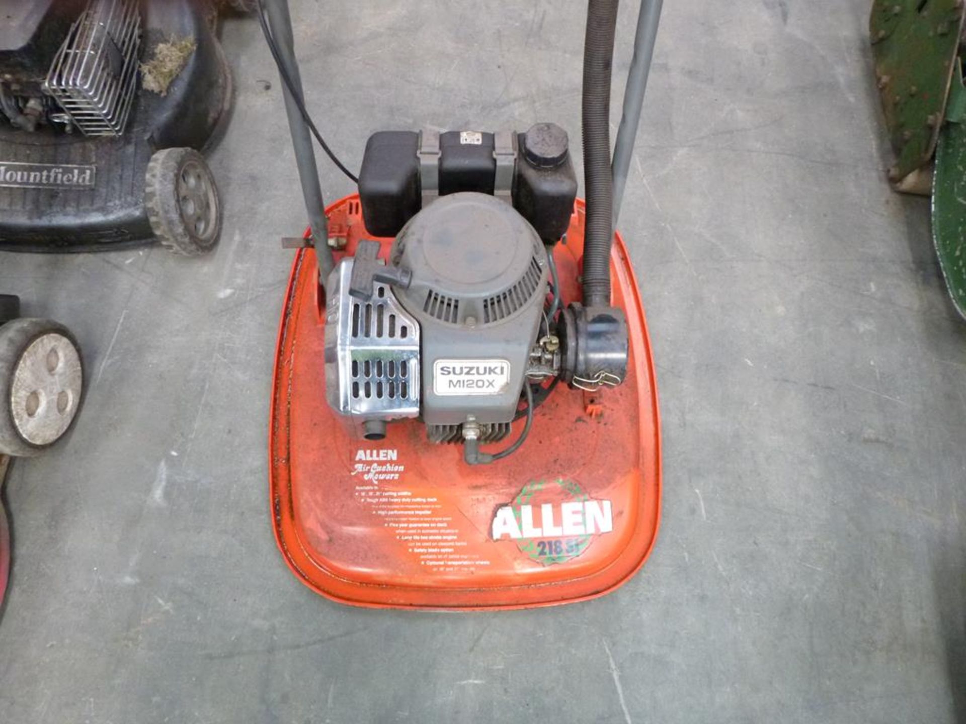 Trade In Allen 218 Si Petrol Powered Suzuki M120X Engine Air Cushion Hover Mower - Image 2 of 3
