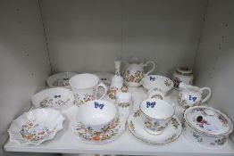 Assortment of Aynsley 'Cottage Garden' and 'Howard Sprays' Patterned Ceramics including Cup &
