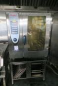 * Table Top Gas Powered S/S Rational Self Cooking Centre (steam) with Glass Fronted Door (H 120cm, W