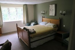 * Room 25. Contents to include Double Bed, 2 Bedside Units, 3 Chairs, Dressing Table with Triple