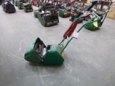 A Reconditioned Qualcast Classic 30 Electric Lawnmower with Lawnrake Cassette. Shop Price £99