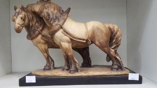 An Italian Made Guido Cacciapuoti 1935-38 Horses Figure