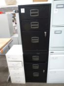 * 2 x 3 Drawer Metal Filing Cabinets