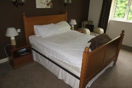 *Room 24. Contents to include Double Bed, Two Bedsides with Lamps, Heater, 3 Chairs, Curtains,