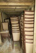 * Over 80 Chairs with Padded Seats and Back (A/F). This lot is Buyer to Remove. This lot is