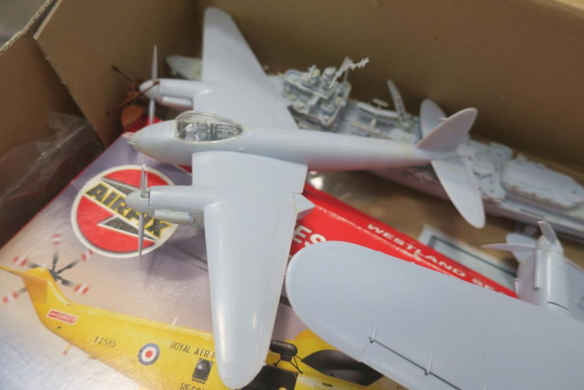 An Airfix V.E. Day Multi Kit, Partially Completed (est £20-£40) - Image 4 of 8