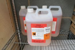 * 3 x 5Litre Containers of Winch Hard Surface Cleaner