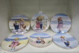 Six Royal Worcester 'One Glorious Summer' Decorative Plates (est £20-£40)