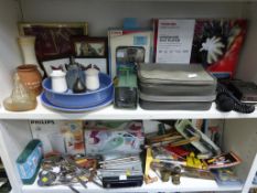 A Miscellaneous Lot to include: Toshiba Upscaling DVD Players, Kenwood Car Radio, DIY Tools etc. (