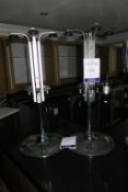 * Two Bar Optic Holders. This lot is Buyer to Remove. This lot is located at Clough Manor Hotel,