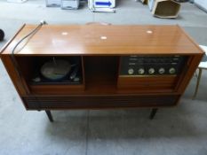 A 1960's His Masters Voice 2302 Radiogram with 4 Speed Record Player (with autochanger) with
