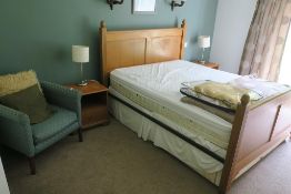 * Room 15. Contents to include Double Bed, Two Chairs, Two Bedsides with Lamps, Dressing Table