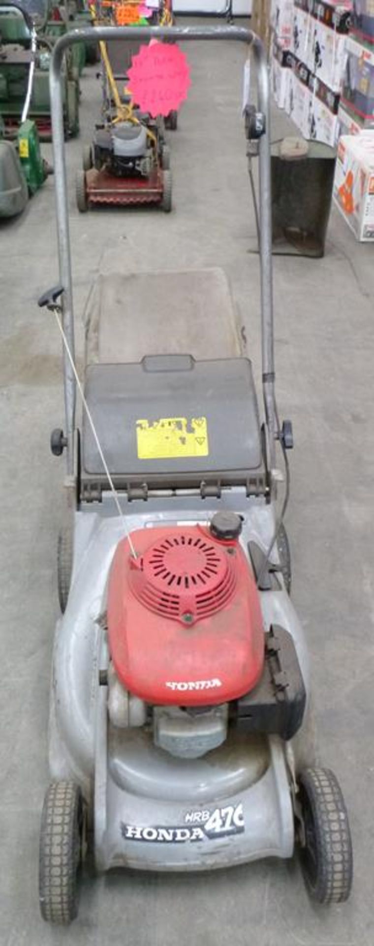 A Reconditioned Honda Powered HRB 476 Rotary Lawnmower. Shop Price £240. - Image 3 of 3
