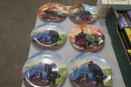 Six Royal Doulton Limited Edition Locomotive Collectors Plates (6) (est £20-£40)