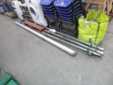 A Set of 3 x Van Roof Bars and a Pipe Carrier