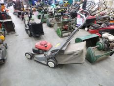 A Reconditioned Honda Powered HRB 476 Rotary Lawnmower. Shop Price £240.