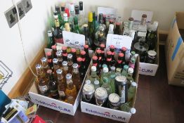 * Five Boxes of Mixed Alcohol to include Part Bottles of Spirits, Qty of Guinness, Strongbow Dark