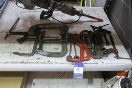 9 Various Engineering Clamps and G Clamps