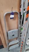 Aluminium 3 tread stepladder