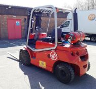 BT CBG 2.5 2,500kg 5wl LPG Forklift Truck, serial number CE231459 (2003), 5,401 hours fitted