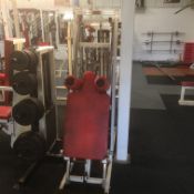 Powersport Dual Hack Squat, Standing Calf